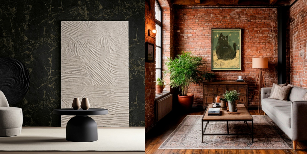 Образец обоев с выделенным обойным раппортом